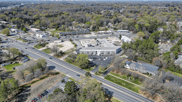 Corner of Albemarle and Sharon Amity Road