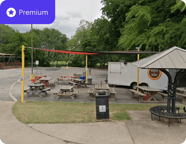 Food truck lot on Barton Springs and South Lamar